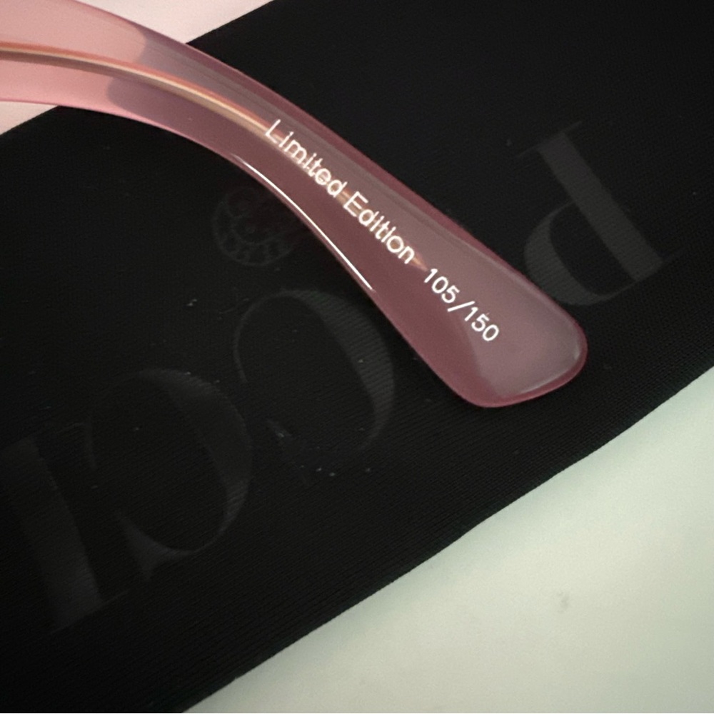 NEW Emilio PUCCI Limited Edition Pink Crystal Embellished Cat Eye Sunglasses - Picture 13 of 16